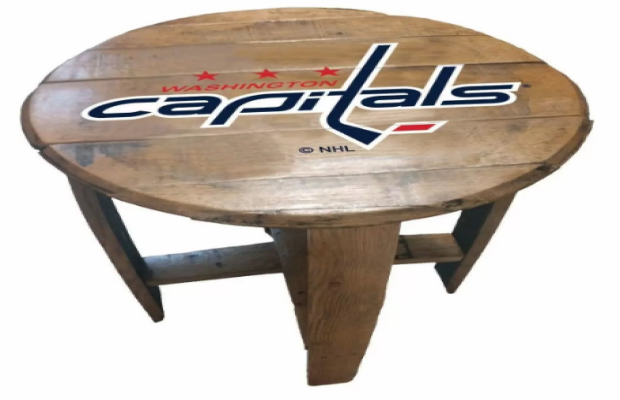 washington capitals oak barrel table thumbnail