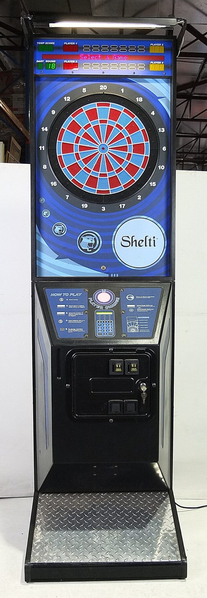 Shelti Eye 2 Electronic Dart Board Soft Tip On Display Full Size dartboard electronic eye2 shelti