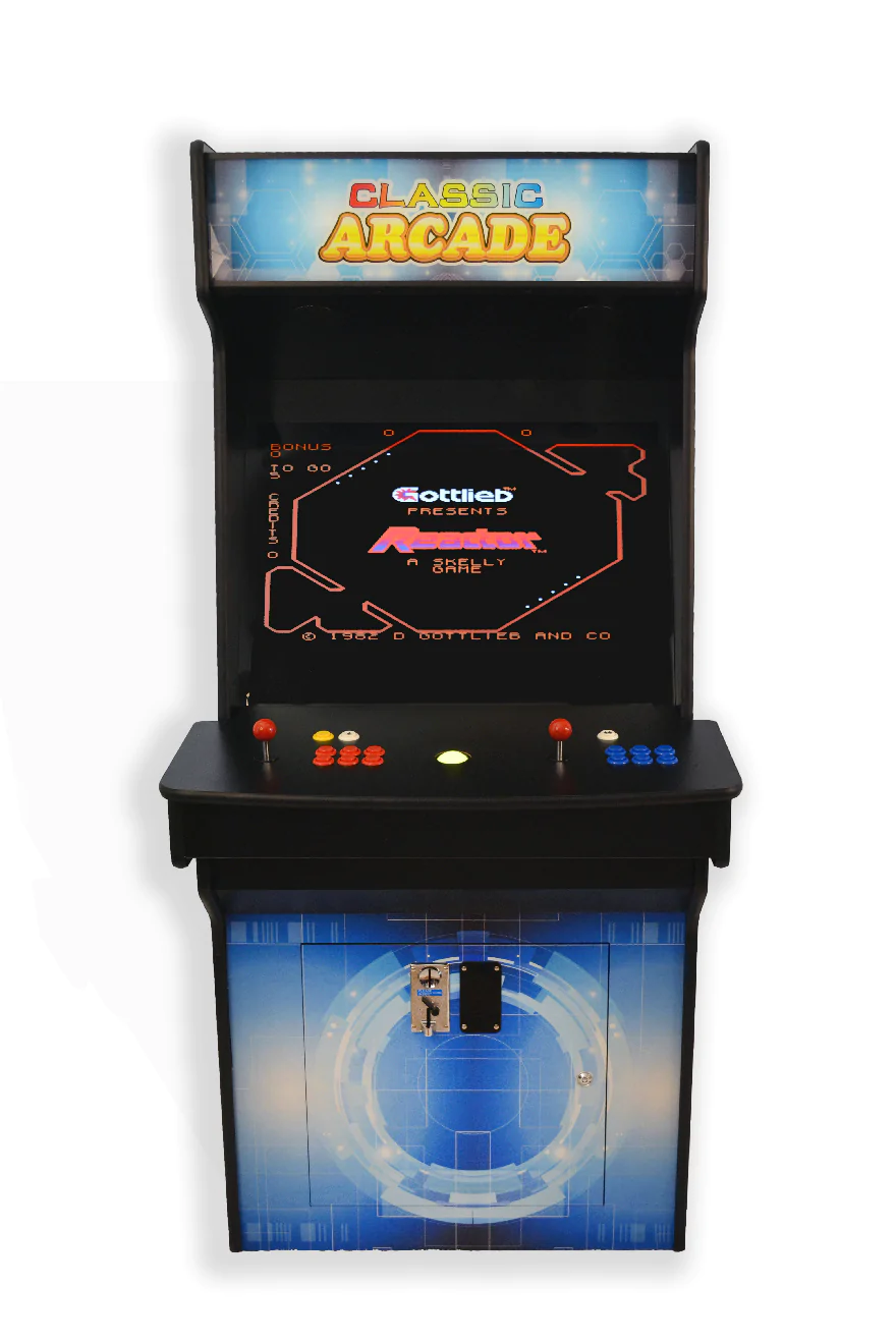 Full-Sized Two Player Upright Arcade Game With Trackball And 3,000 Games  For Sale