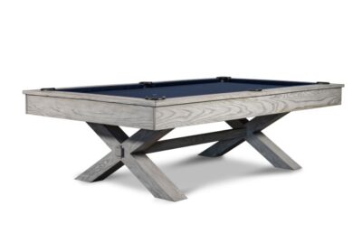 Fusion 7 Or 8 Foot Pool Table In Whitewashed Grain Or Charcoal Finish