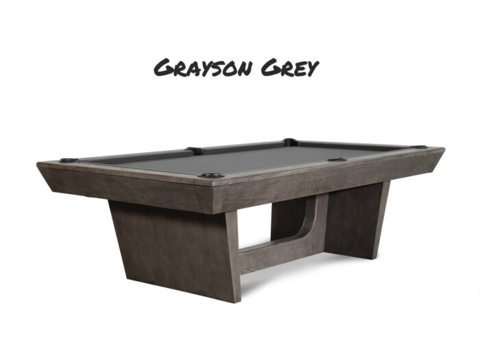 Temple Pool Table Grayson Grey