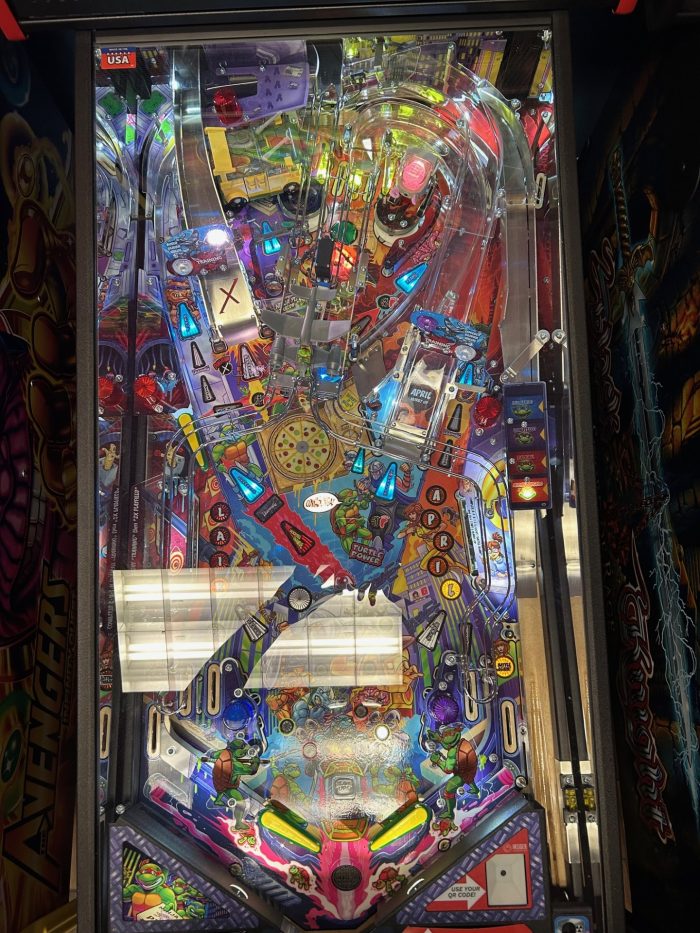 Teenage Mutant Ninja Turtles Premium Pinball Machine All Upgrades & Topper (Sold) - Image 2