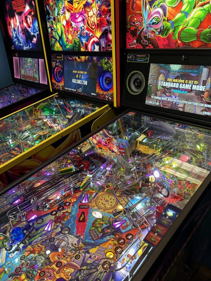 Teenage Mutant Ninja Turtles Premium Pinball Machine All Upgrades & Topper (Sold) - Image 3