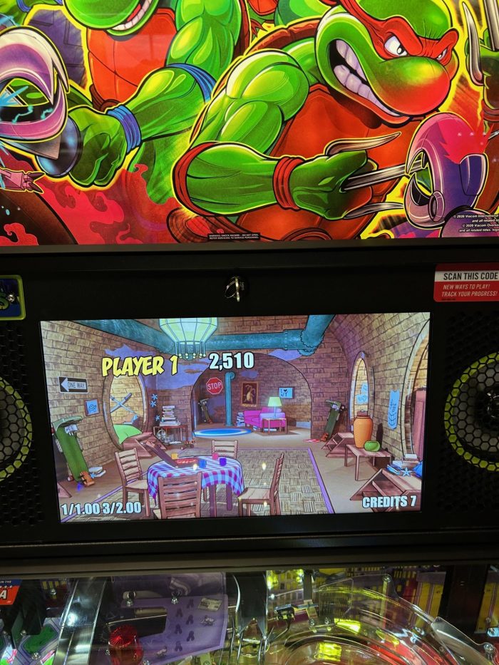 Teenage Mutant Ninja Turtles Premium Pinball Machine All Upgrades & Topper (Sold) - Image 7