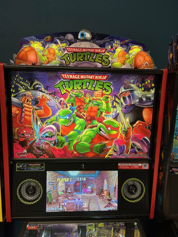 Teenage Mutant Ninja Turtles Premium Pinball Machine All Upgrades & Topper (Sold) - Image 9