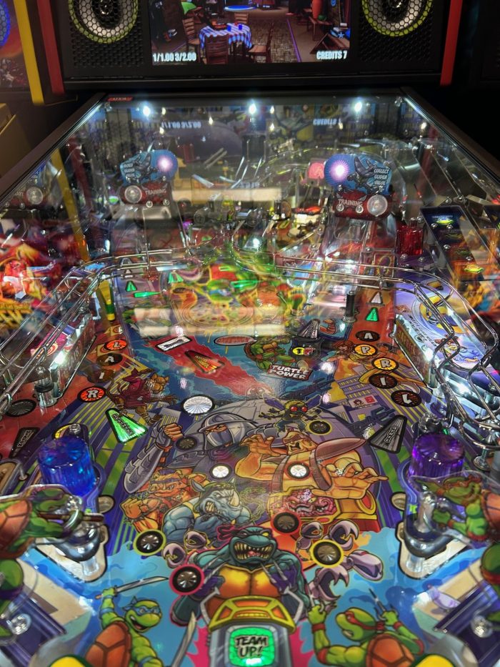 Teenage Mutant Ninja Turtles Premium Pinball Machine All Upgrades & Topper (Sold) - Image 10