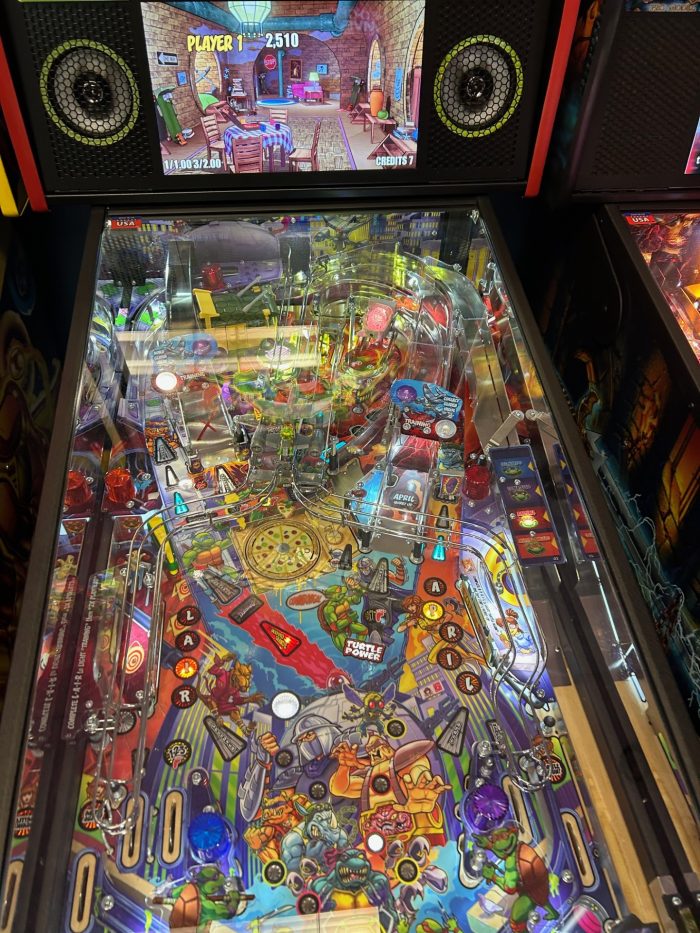 Teenage Mutant Ninja Turtles Premium Pinball Machine All Upgrades & Topper (Sold) - Image 13