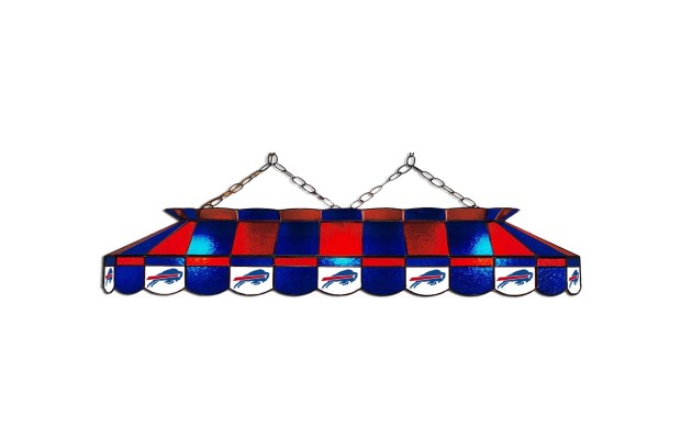 Buffalo Bills 40-in. Stained Glass Pool Table Lamp