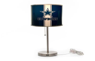 Dallas Cowboys Chrome Lamp W/ USB Charging Station