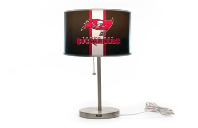 Tampa Bay Buccaneers Chrome Lamp W/ USB Charging Station