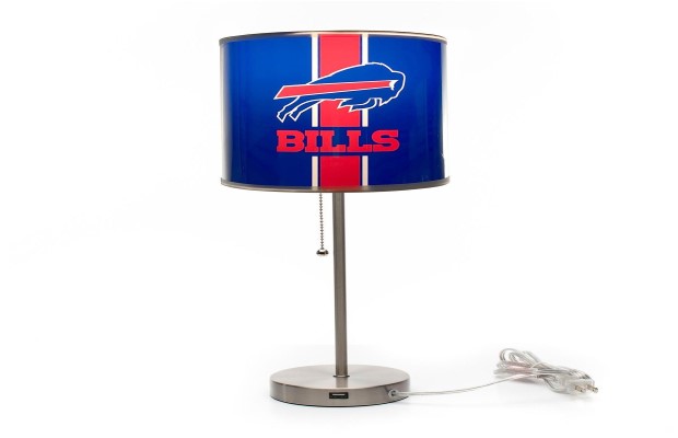 Buffalo Bills Chrome Lamp W/ USB Charging Station