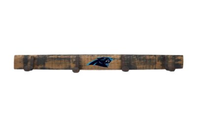 Carolina Panthers Oak Coat Rack