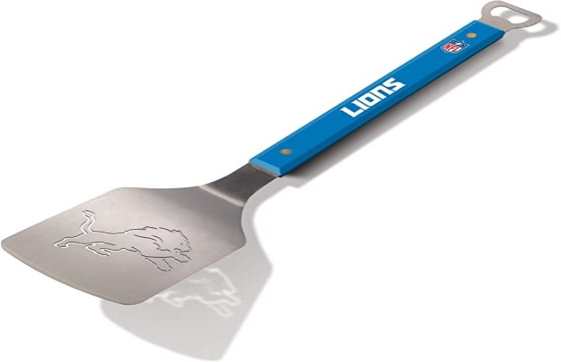 Detroit Lions Stainless Steel Sportula (Spatula) with Bottle Opener