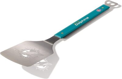 Miami Dolphins Stainless Steel Sportula (Spatula) with Bottle Opener