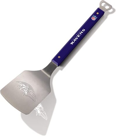 Baltimore Ravens Stainless Steel Sportula (Spatula) with Bottle Opener