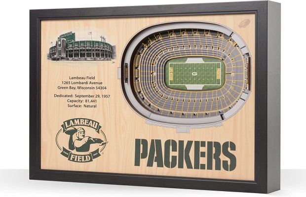 Green Bay Packers NFL 25-Layer Stadium View Wall Art