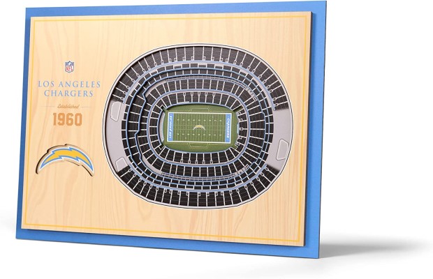 Los Angeles Chargers NFL Stadium Wall Art