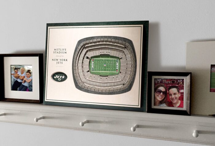 New York Jets Saints NFL Stadium Wall Art