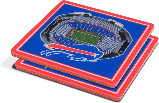 Buffalo Bills Home Team Pride Square Acrylic Drink Coasters