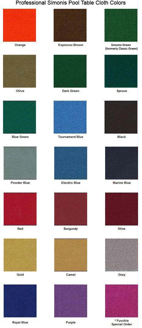 professional simonis pool table cloth colors 1 1 1