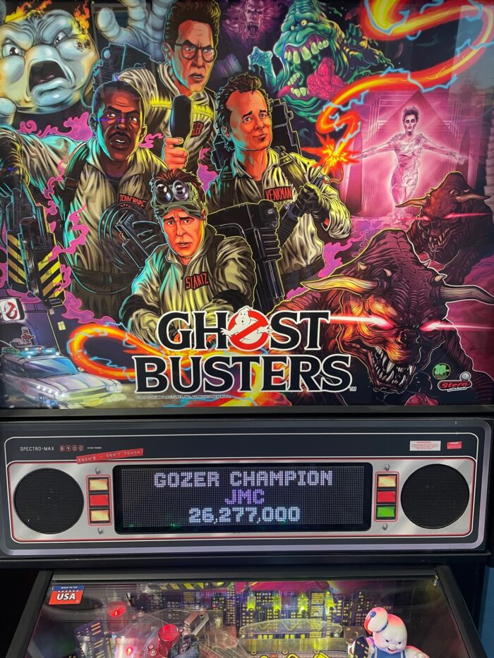 Ghostbuster pinball by Stern