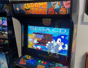 A restored arcade game.