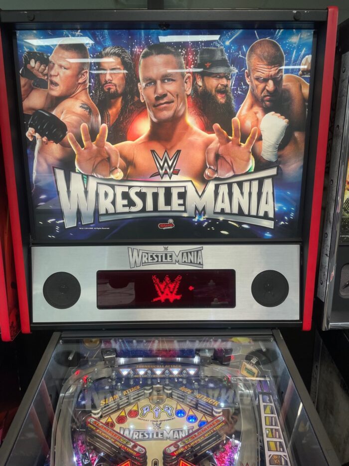 wrestlemania pinball machine