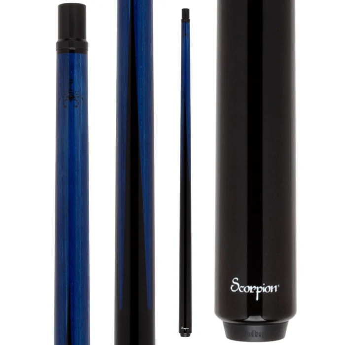 Scorpion Carbon Fiber Sneaky Pete Pool Cue - Blue - Image 2