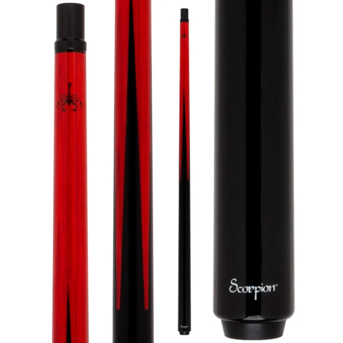 Scorpion Carbon Fiber Sneaky Pete Pool Cue - Red SCO120 - Image 2