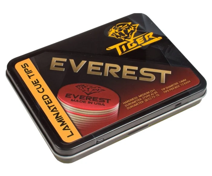 Tiger Everest Pool Cue Tips (Box of 12) - Image 2