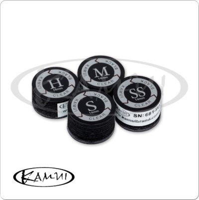 Kamui Clear Black Pool Cue Tip (Single)
