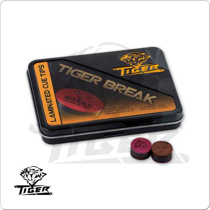 Tiger QTTBK12 Break/Jump Tip- Box of 12 - Image 2