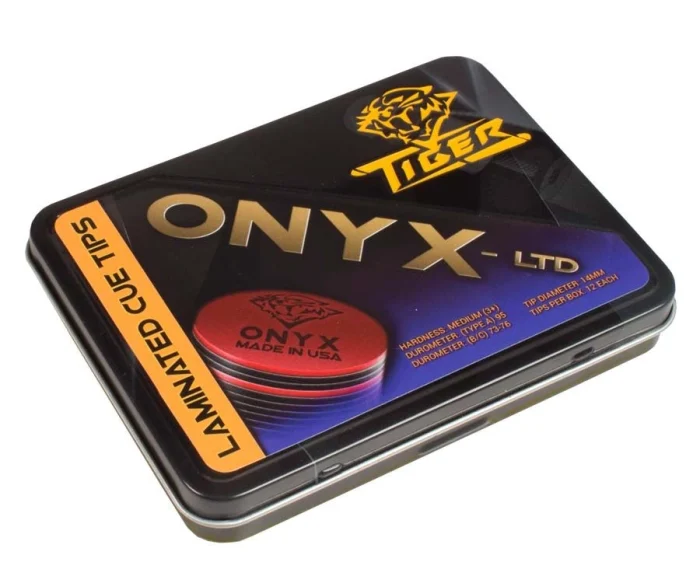 Tiger Onyx Pool Cue Tips (Box of 12) - Image 2