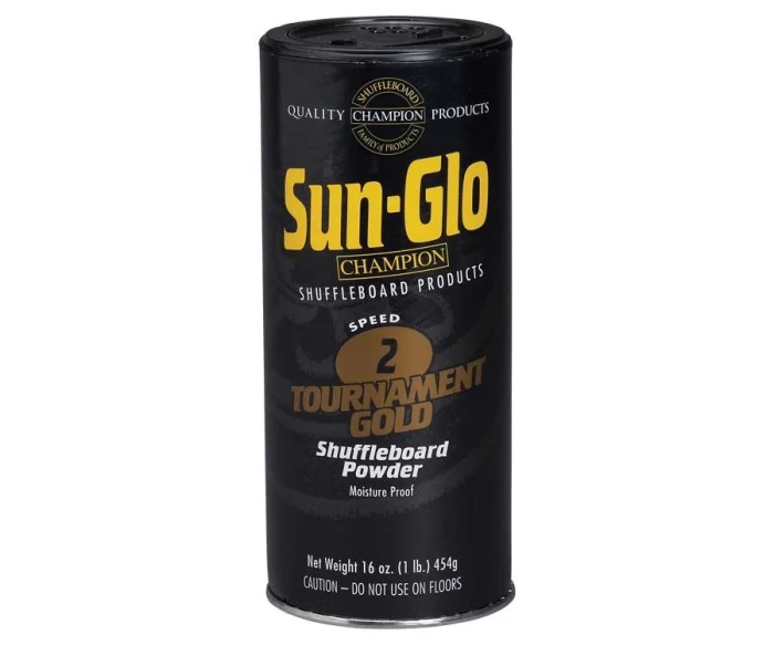 Sun-Glo Speed 2 Tournament Gold Shuffleboard Powder - Image 2
