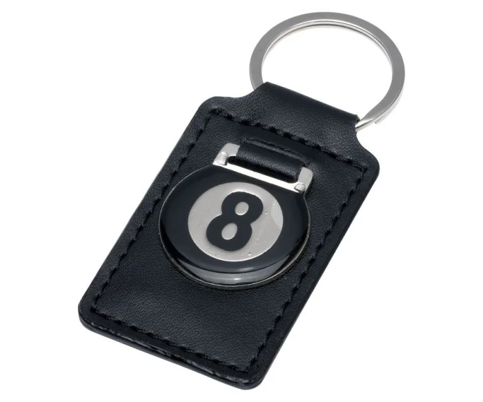 8 or 9 Ball Leather Key Holder - Image 2