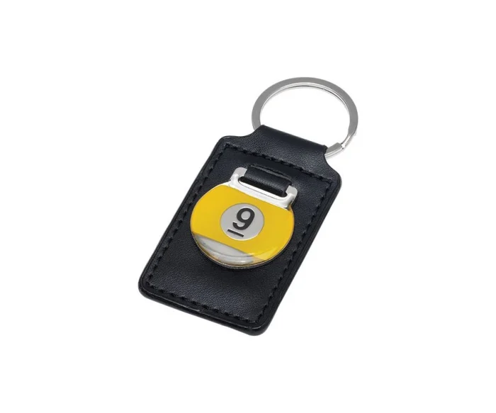 8 or 9 Ball Leather Key Holder - Image 3