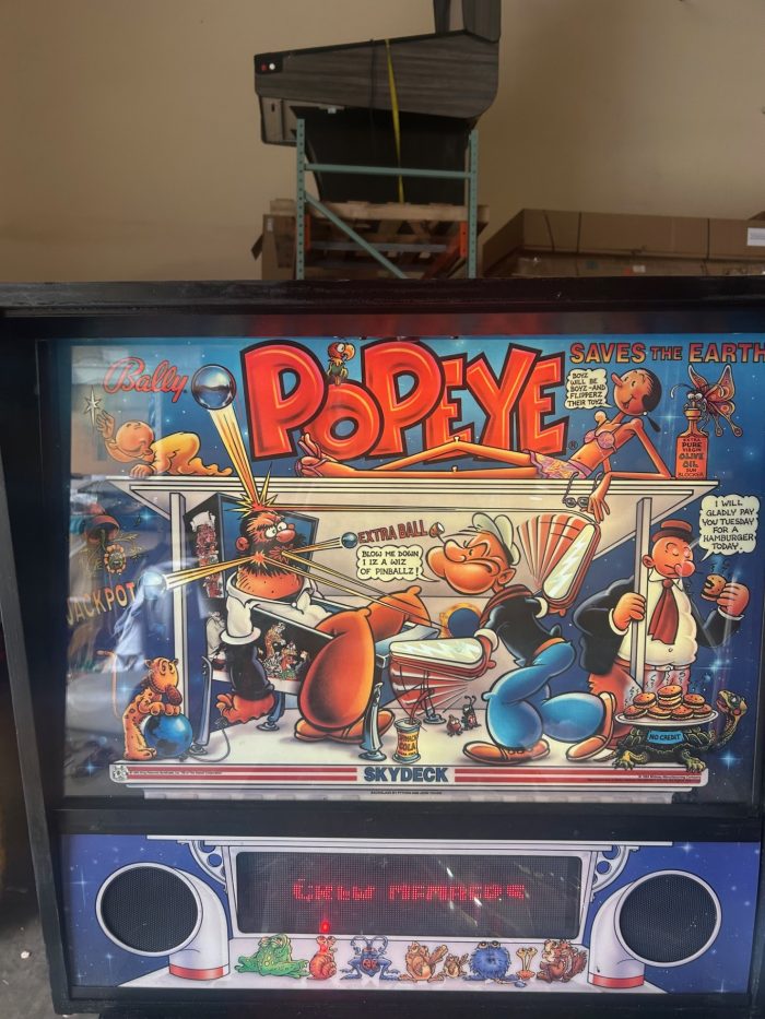 Popeye Saves The Earth Pinball - Image 11