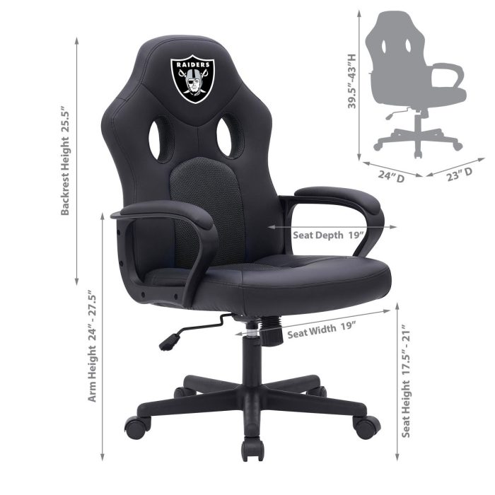 Las Vegas Raiders Vision Game Chair - Image 3