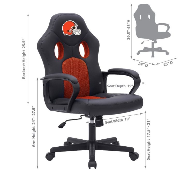 Cleveland Browns Vision Game Chair - Image 4
