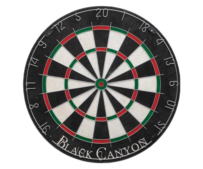 Black Canyon Sisal Fiber Bristle Dart Board with Diamond Wire - Image 2