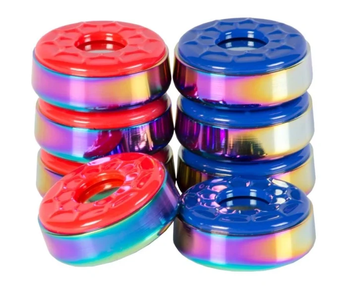 Shuffleboard Rainbow Titanium Top Weights Set - Image 2