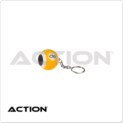 9 Ball Key Chain with Scuffer