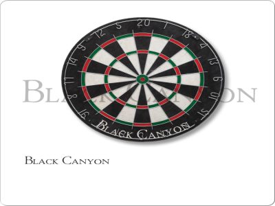 Black Canyon Sisal Fiber Bristle Dart Board with Diamond Wire