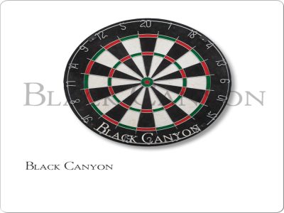 Black Canyon Sisal Fiber Bristle Dart Board with Round Wire