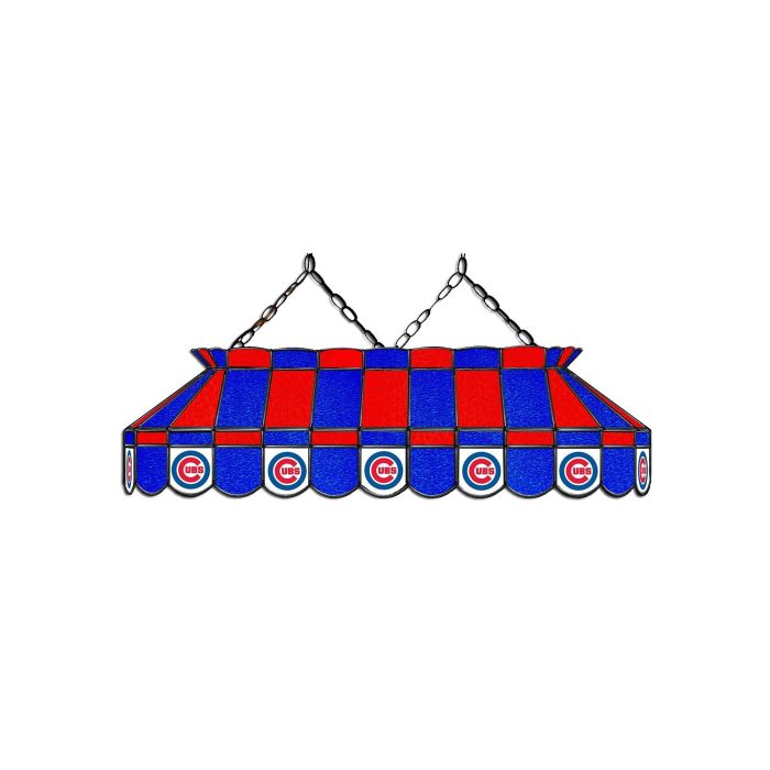 Chicago Cubs 40 inch Stained Glass Pool Table Lamp - Image 2