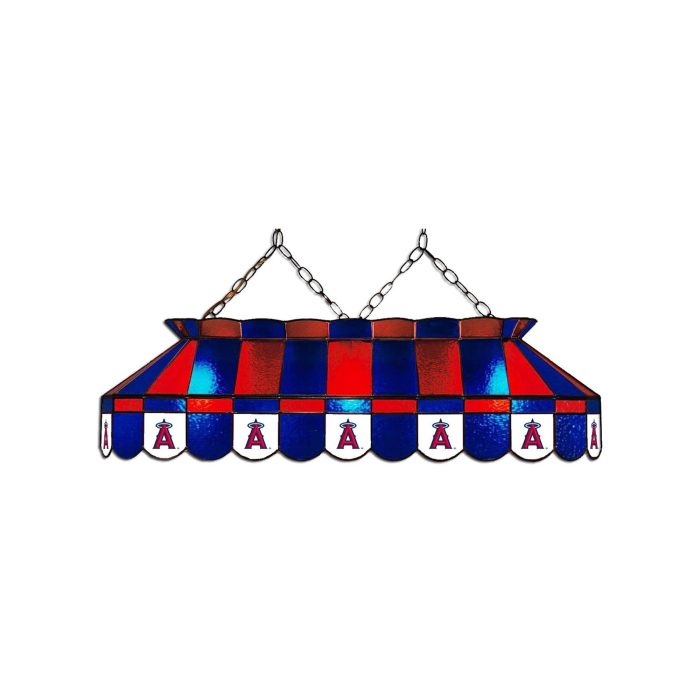Los Angeles Angels 40 inch Stained Glass Pool Table Lamp - Image 2