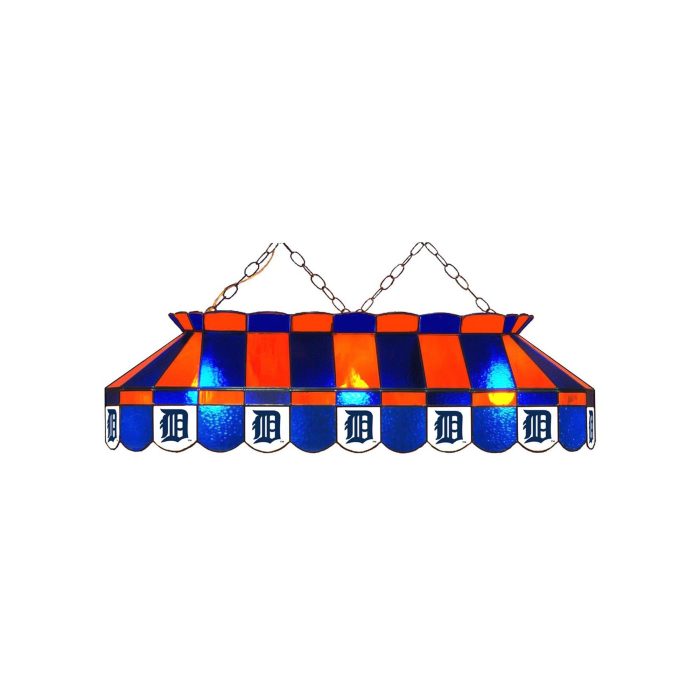 Detroit Tigers 40 inch Stained Glass Pool Table Lamp - Image 2