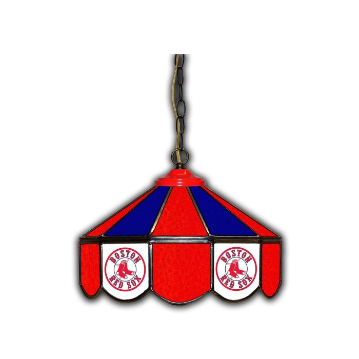 Boston Red Sox 14 inch Stained Glass Pub Light - Image 2
