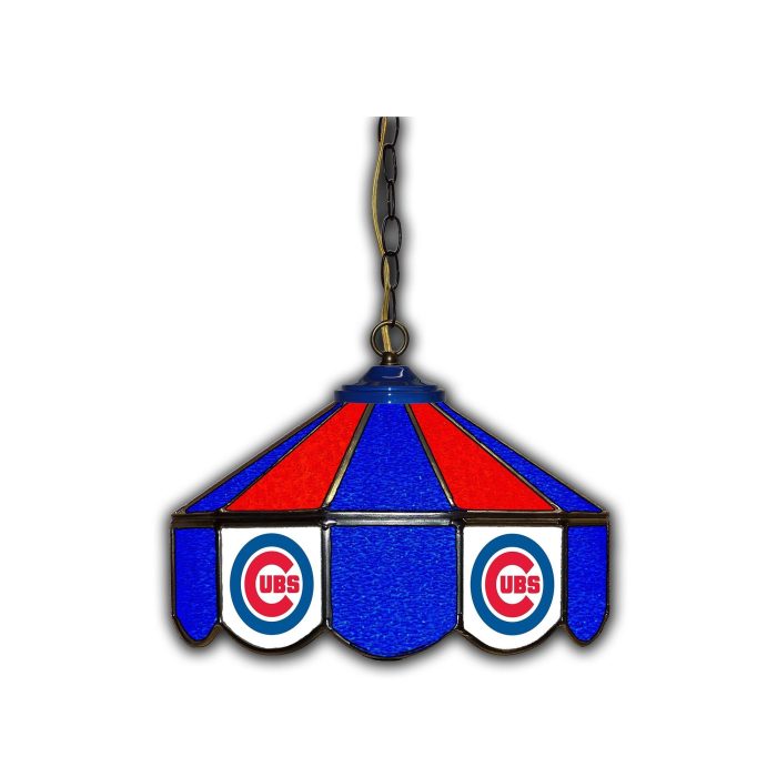Chicago Cubs 14 inch Stained Glass Pub Light - Image 2