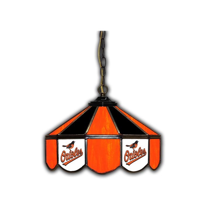 Baltimore Orioles 14 inch Stained Glass Pub Light - Image 2